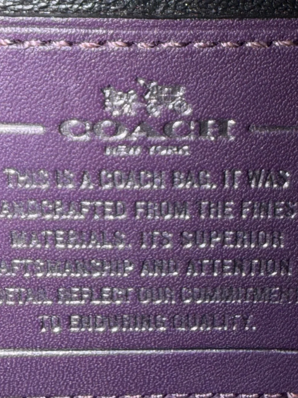 RARE Purple Coach 1941 Willow Floral Drifter Top Handle Satchel
